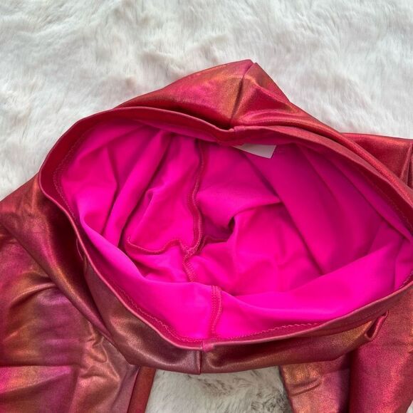 NWT American Apparel Metallic Legging Sunset Ombre Cali Sun & Fun Leggings sz S - Picture 14 of 15